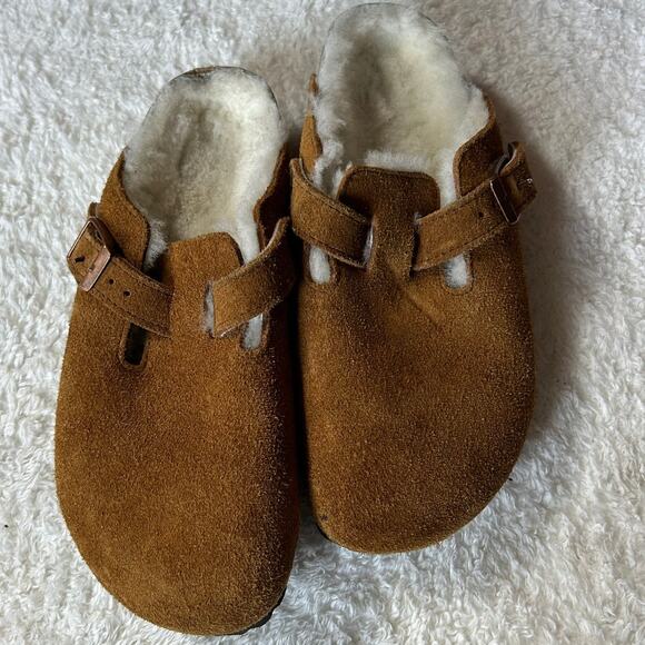 Birkenstock Boston Shearling Clogs Size 36 - Picture 1 of 5